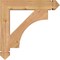 Ekena Millwork Westlake Arts & Crafts Smooth Bracket, Western Red Cedar, 3 1/2"W x 22"D x 22"H BKT04X22X22WTL03SWR - alternate 4